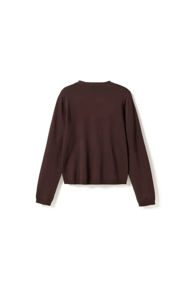 Noella - N-Marg Knit Cardigan 16020002 - 674 - Chocolate Xs