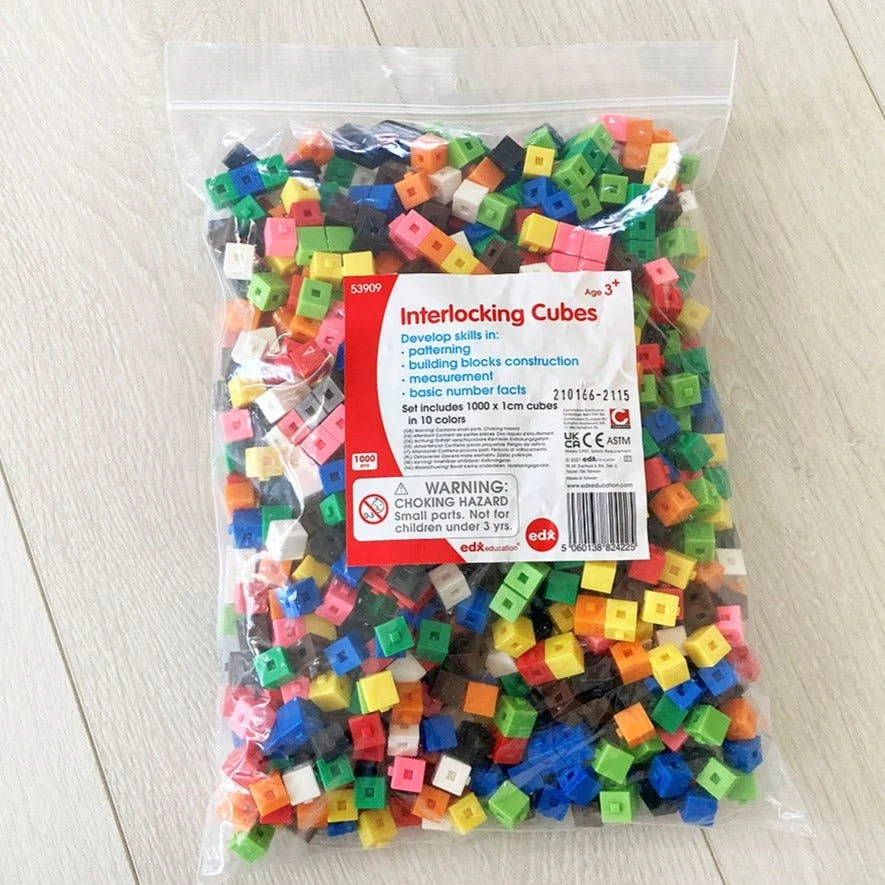 Centimeter Cubes Terninger - 1 pose / 1000 stk.