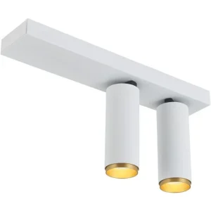 X-BEAM DOBBELTSPOT HVID/GULD