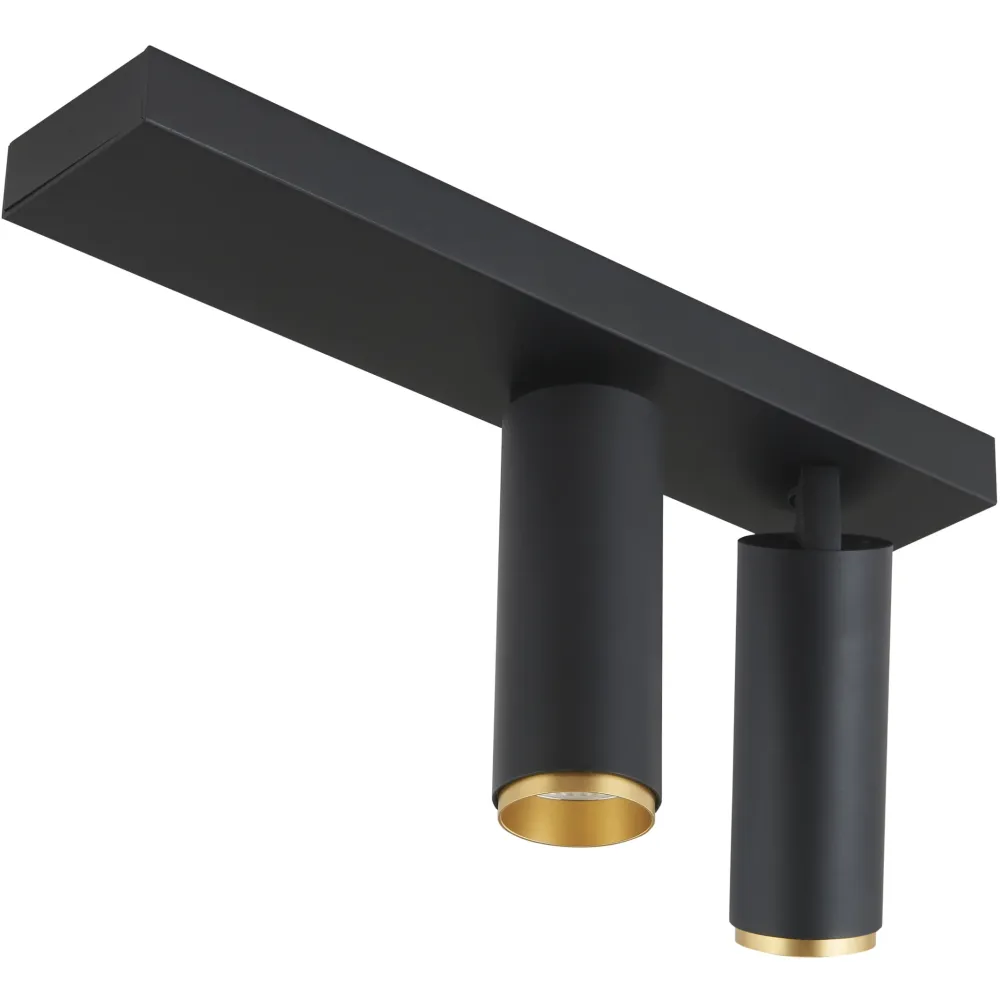 X-BEAM DOBBELTSPOT SORT/GULD