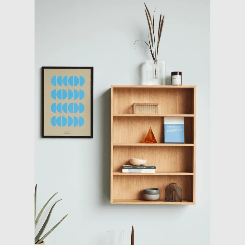 Hübsch Cubbie Shelf Unit - 50x14xh70cm - natur