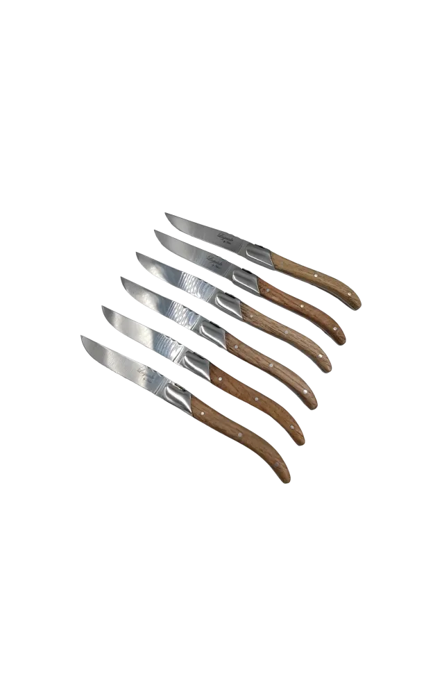 LAGUIOLE STEAKKNIV EGETRÆ 6-PAK HAWS