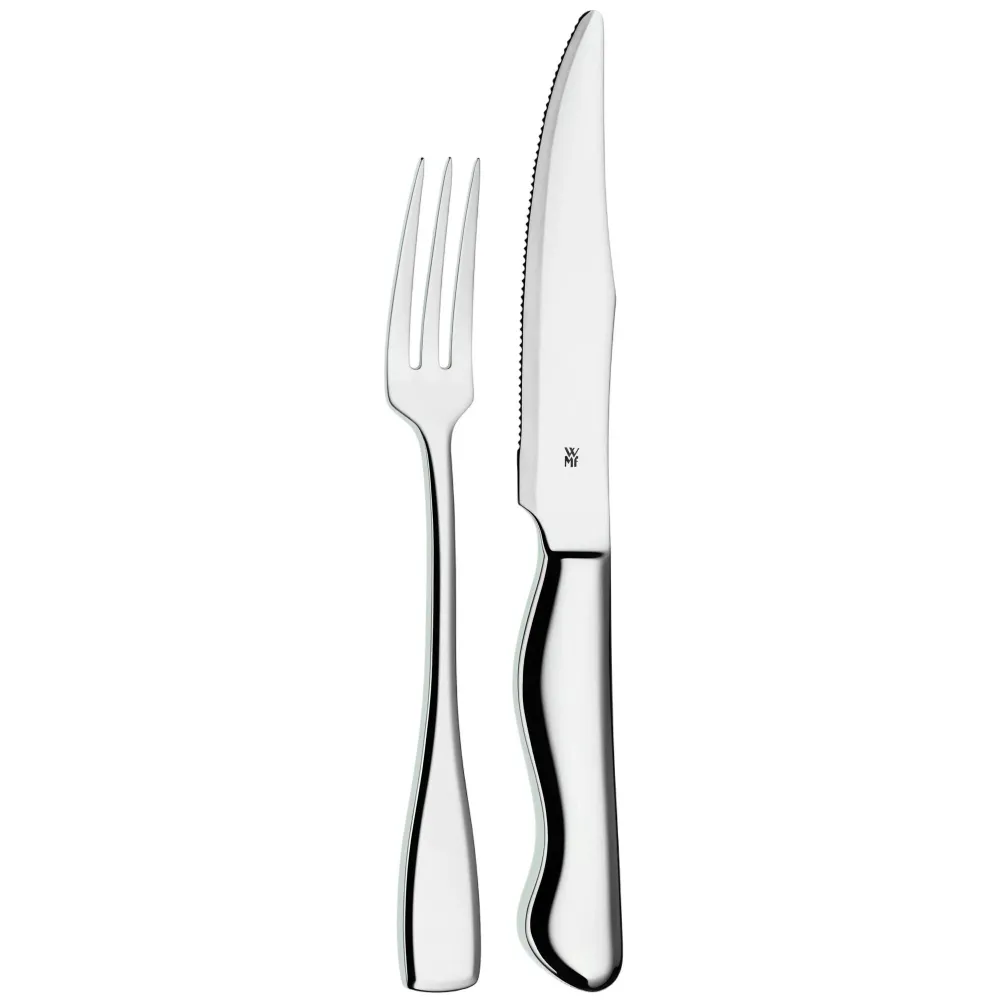 (12 stk.) WMF | ENSARTET - Steakkniv - 255 mm