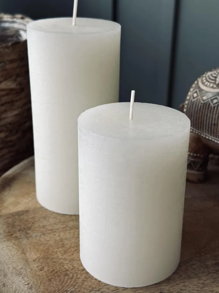 Bloklys i offwhite – 7×10 cm