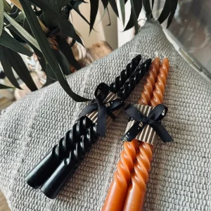 Stearinlys Snoet Orange 2 stk