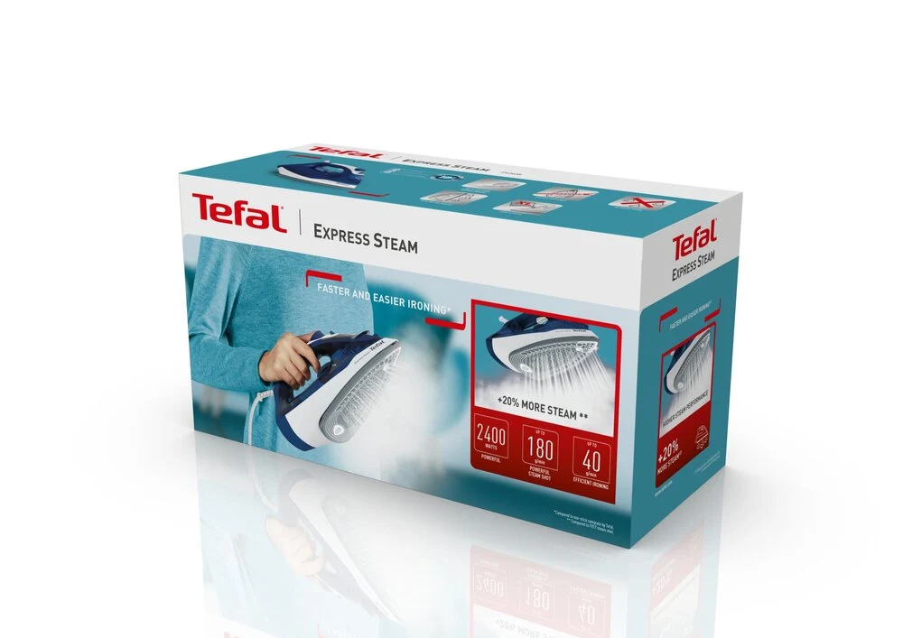 Tefal - Strygejern Express Steam - blå