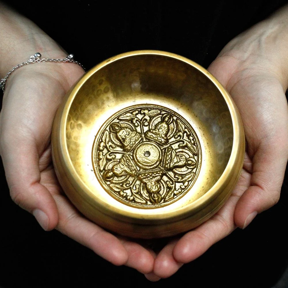 Syngeskål Sæt Fem Buddha 10cm 400g