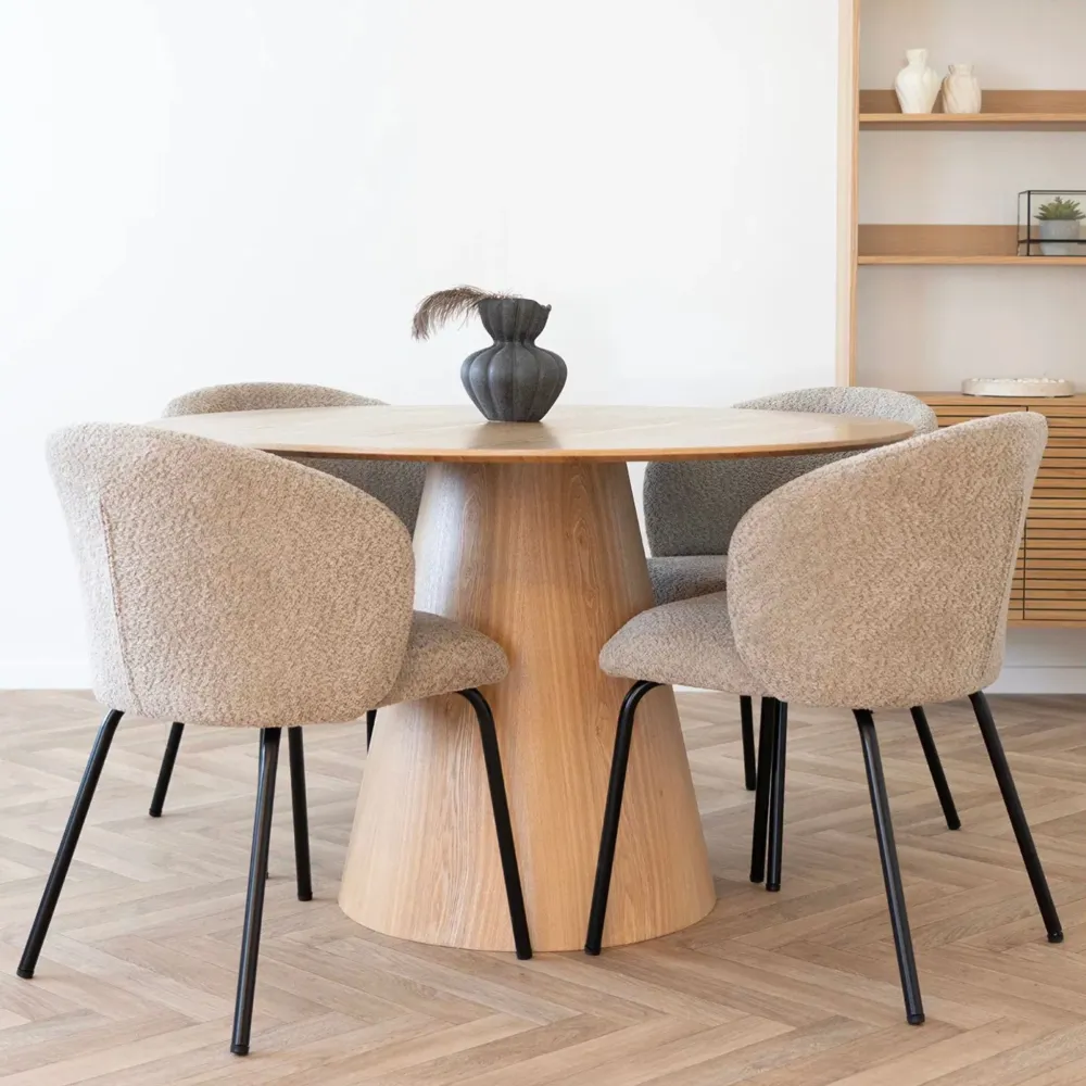 Rundt spisebord i finer Ø120cm - flere varianter