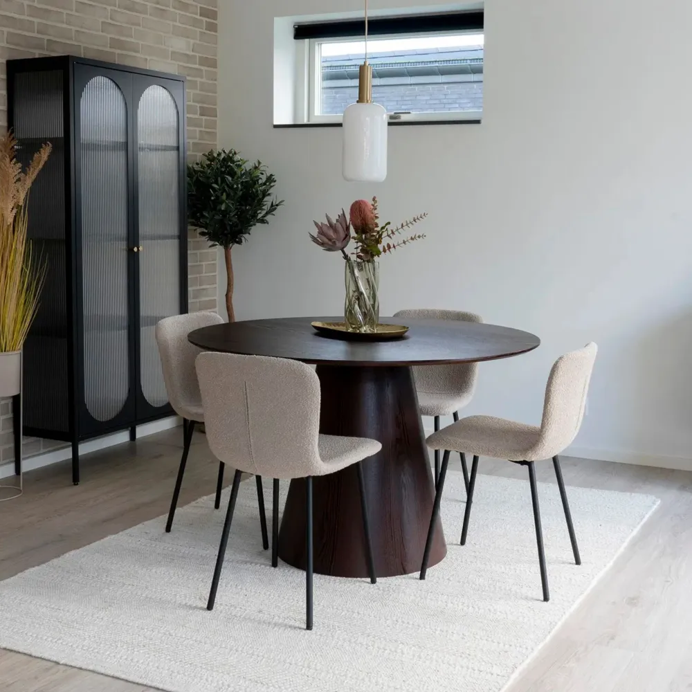 Rundt spisebord i finer Ø120cm - flere varianter