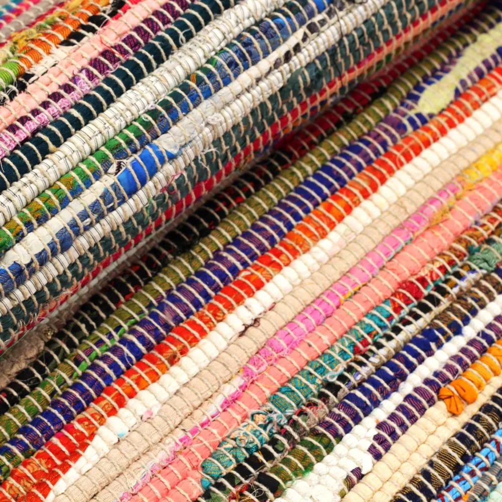 Tæppe til område 150x200 cm Tilfældige farver