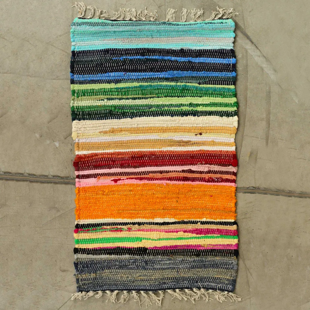 Tæppe Tæppe Lille 50x90cm Regnbuefarver