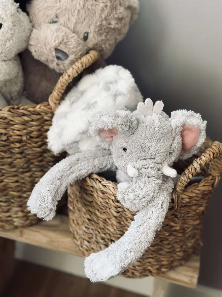 Babytæppe med bamse - Elefant