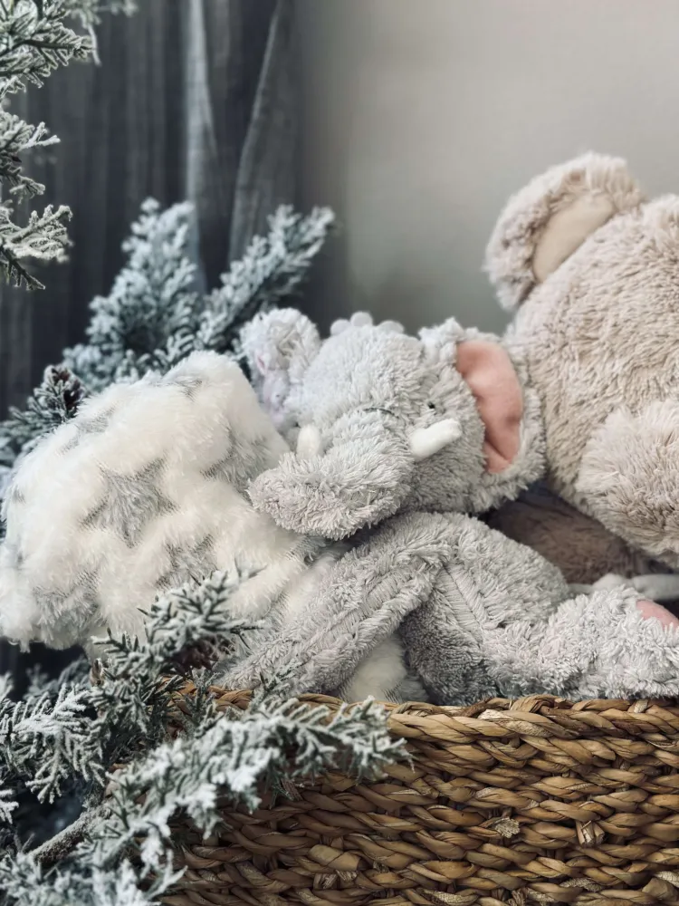 Babytæppe med bamse - Elefant