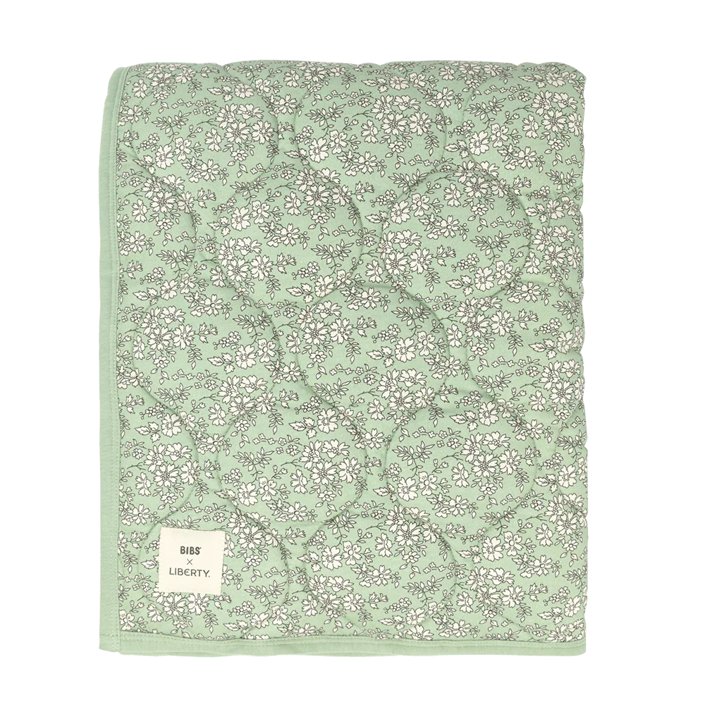 BIBS x LIBERTY Quiltet Tæppe Capel - Sage
