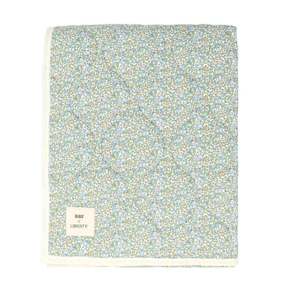 BIBS x LIBERTY Quiltet Tæppe Eloise - Ivory