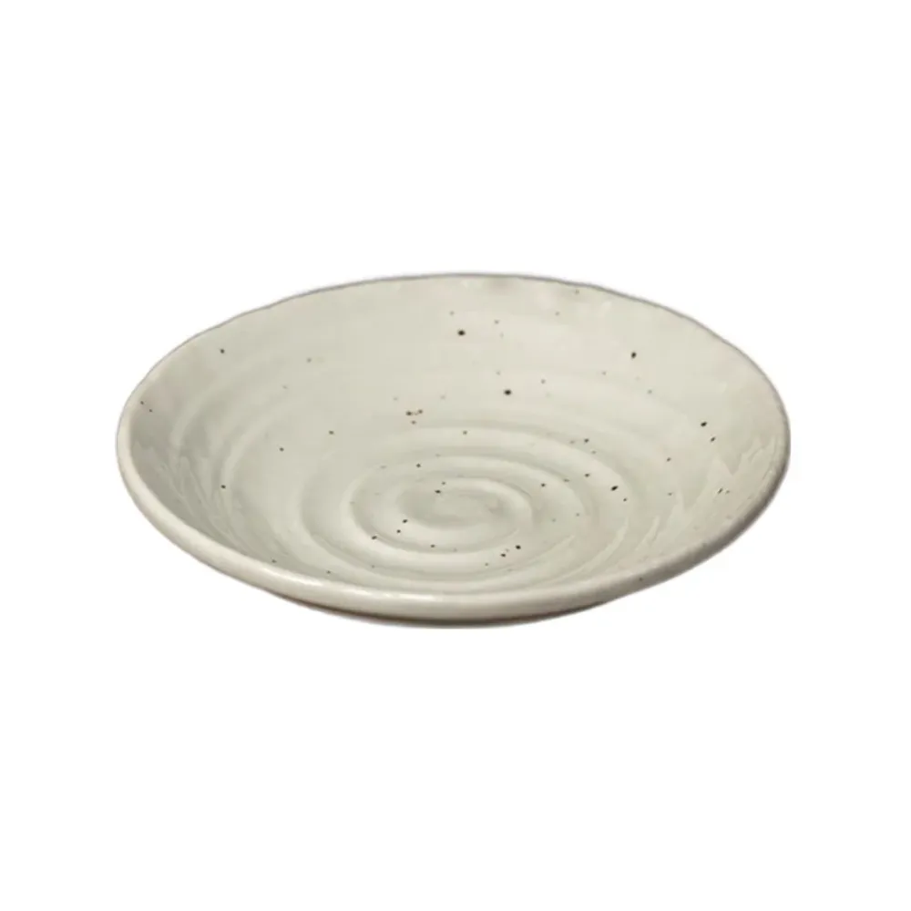 Arabori tallerken - white kohiki. Ø 13 cm