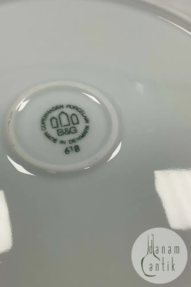 Bing & Grøndahl Delfi Green Tallerken No 618
