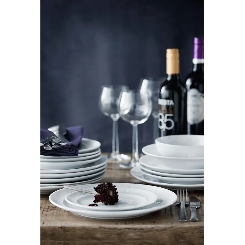 Rosendahl - GRAND CRU SOFT - Tallerken, Hvid Ø19 (4 stk.)