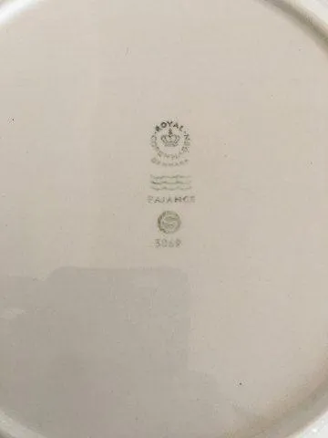 Royal Copenhagen Blåkant Tallerken No 3069