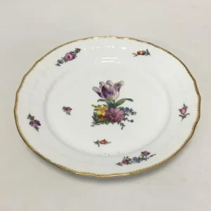 Royal Copenhagen Fuld Saksisk Blomst Frokosttallerken No 1632