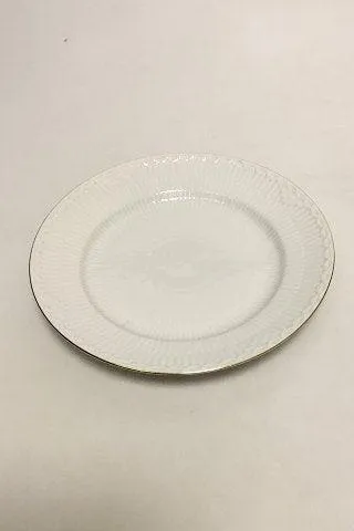 Royal Copenhagen Tradition Hvid Halvblonde m. Guld Salattallerken No. 573