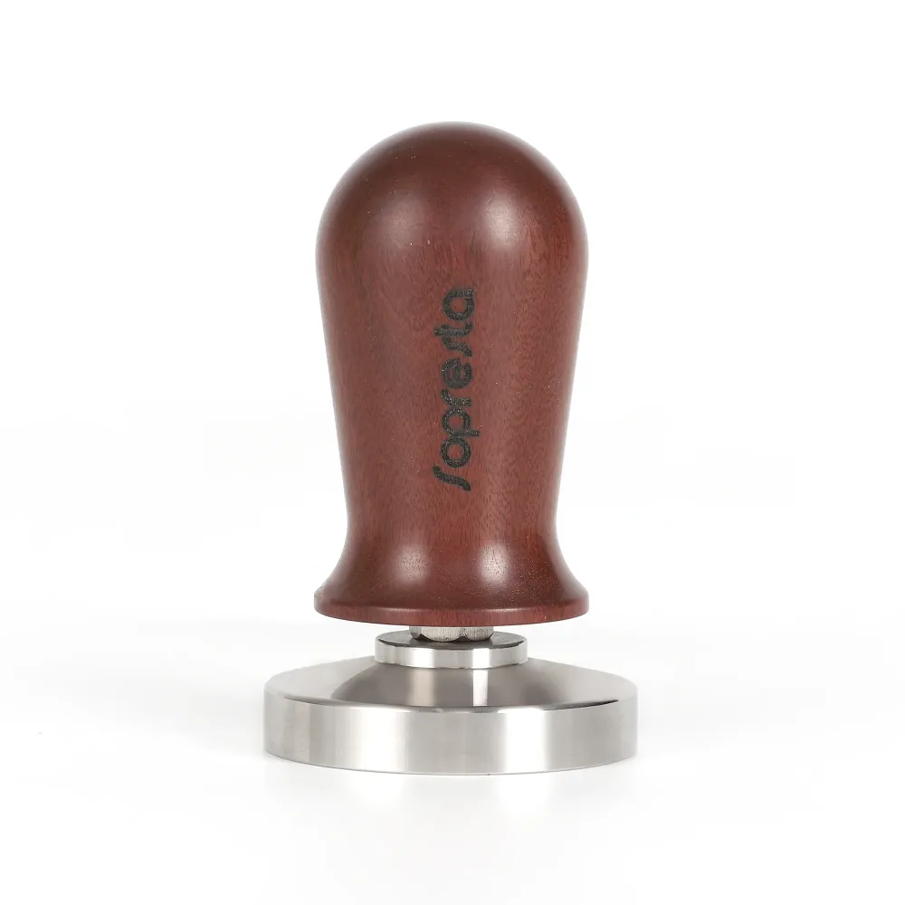 Sopresta 54mm Kalibreret Tamper med Valnød håndtag (Passer til Sage Barista serien)