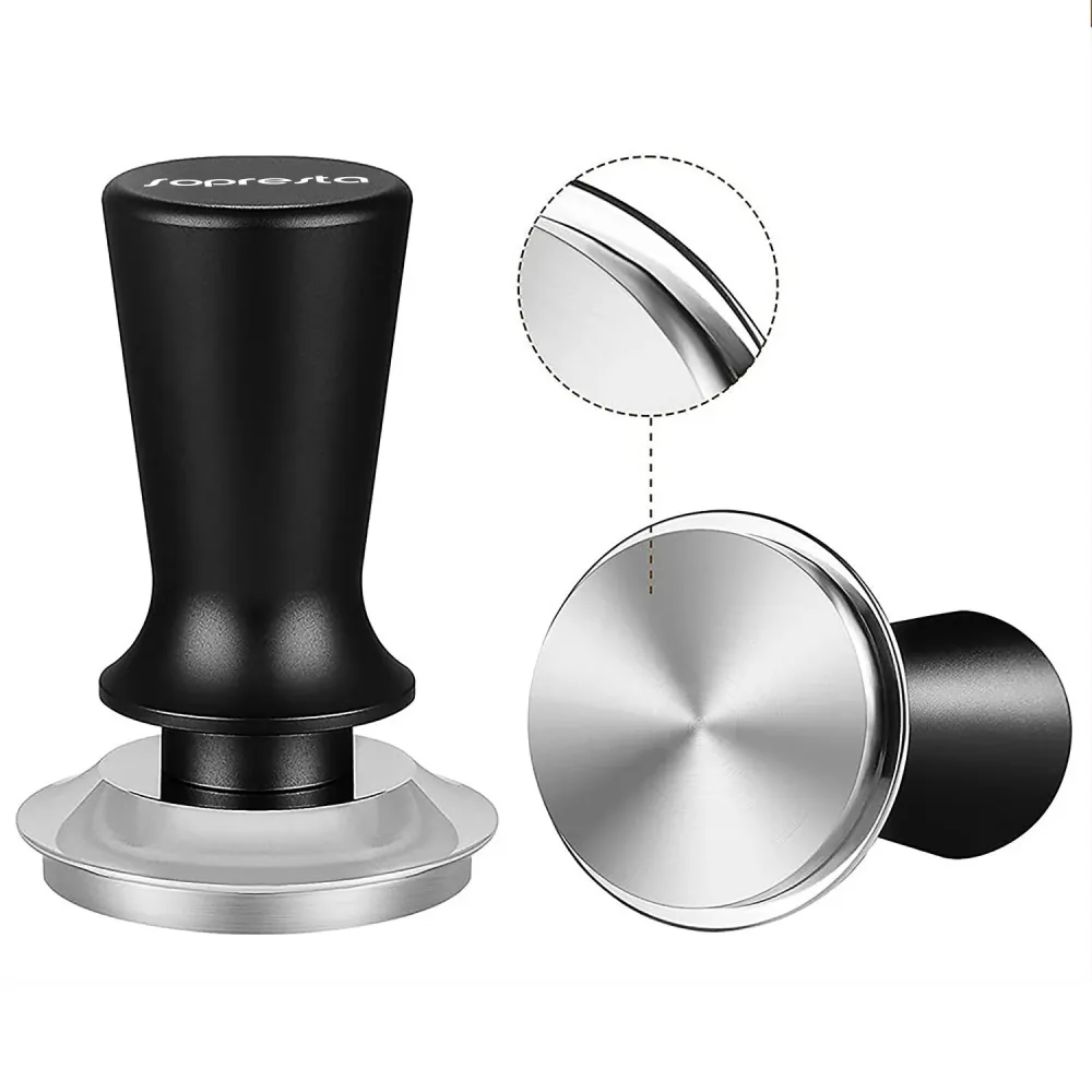 Sopresta 58mm Kalibreret Tamper med Leveler