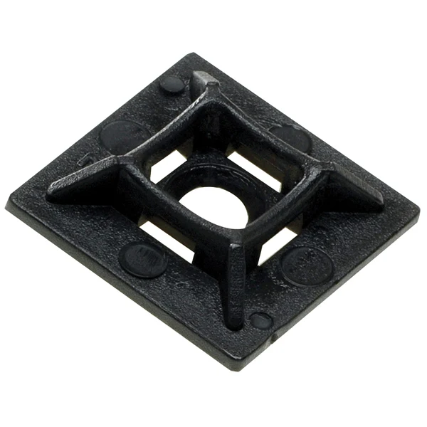 1852, Sokkel til strips, sort 28 x 28mm, 10 stk