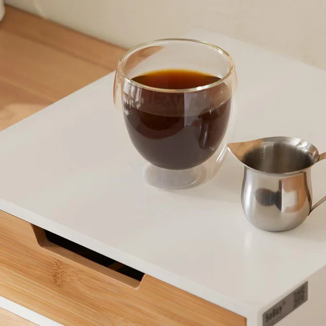 Æske til opbevaring af kaffekapsler eller teposer, kridt