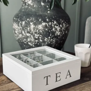 Tebox med 9 rum – White