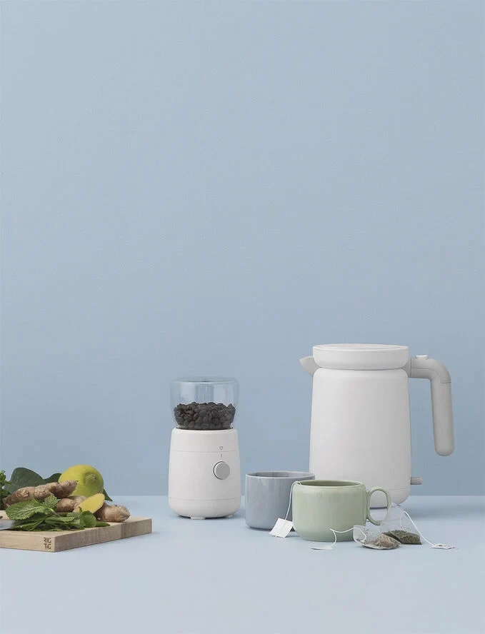 RIG-TIG - FOODIE elektrisk kaffekværn - alabast