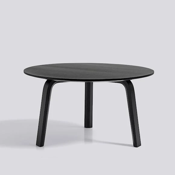 Bella Coffee table - Str.: Ø60 x H32 cm - Farve: Charcoal lakerede Eg