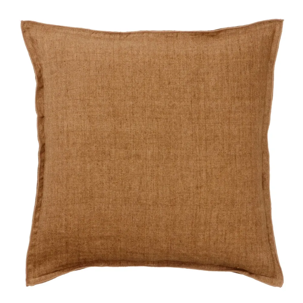 Bungalow Pude 50x50cm Hør - Espresso
