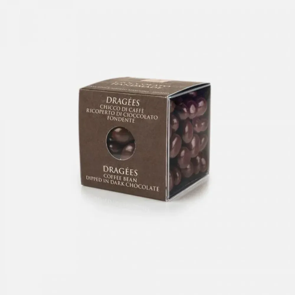 Dragées Kaffebønner Med 66% Mørk Chokolade - 120 gr.