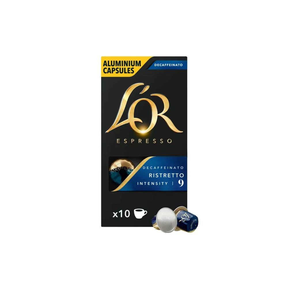 Kaffekapsler Lór Ristretto Koffeinfri, 10 stk.