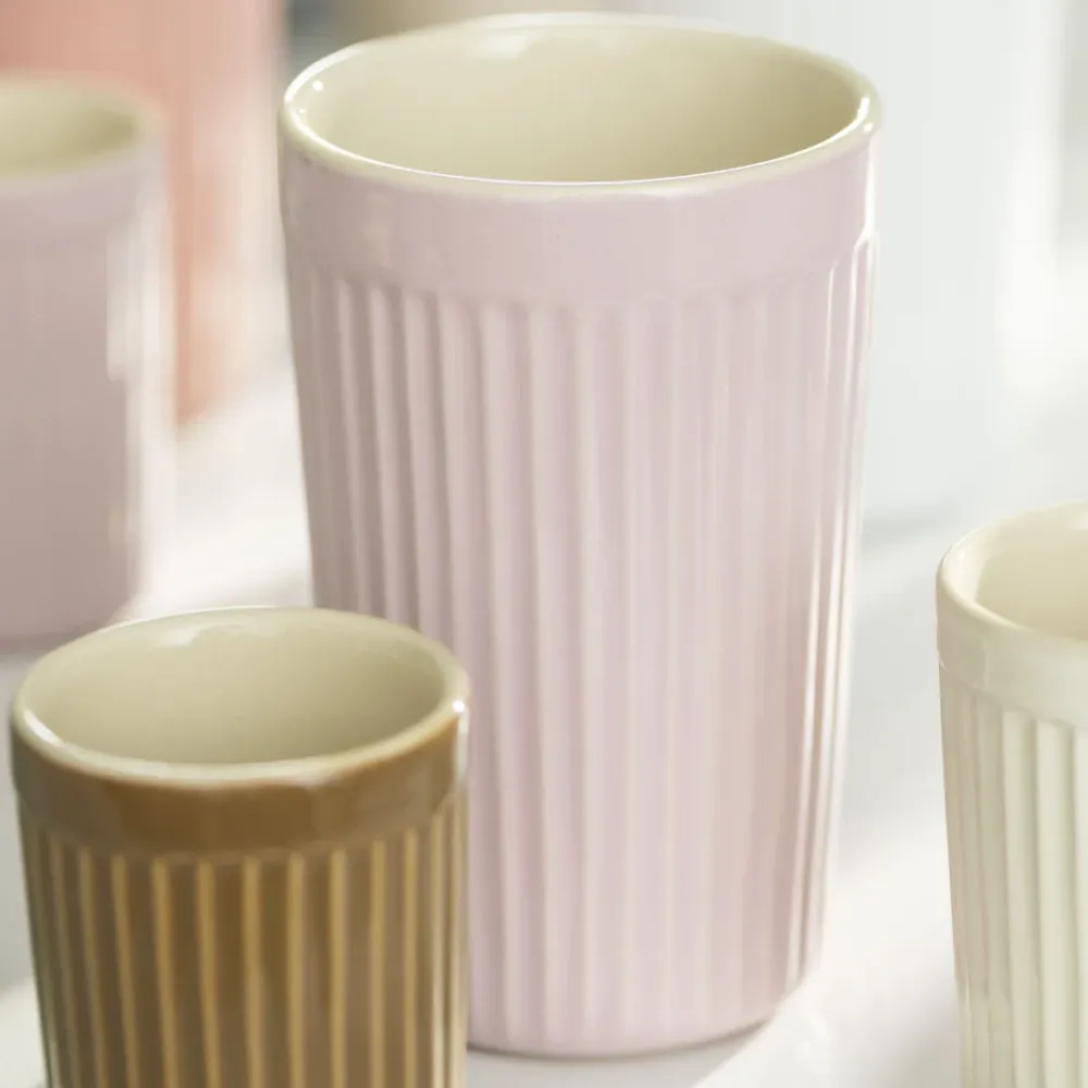 Kommerciel Kvalitet Ib Laursen - Cafe latte krus Mynte English Rose