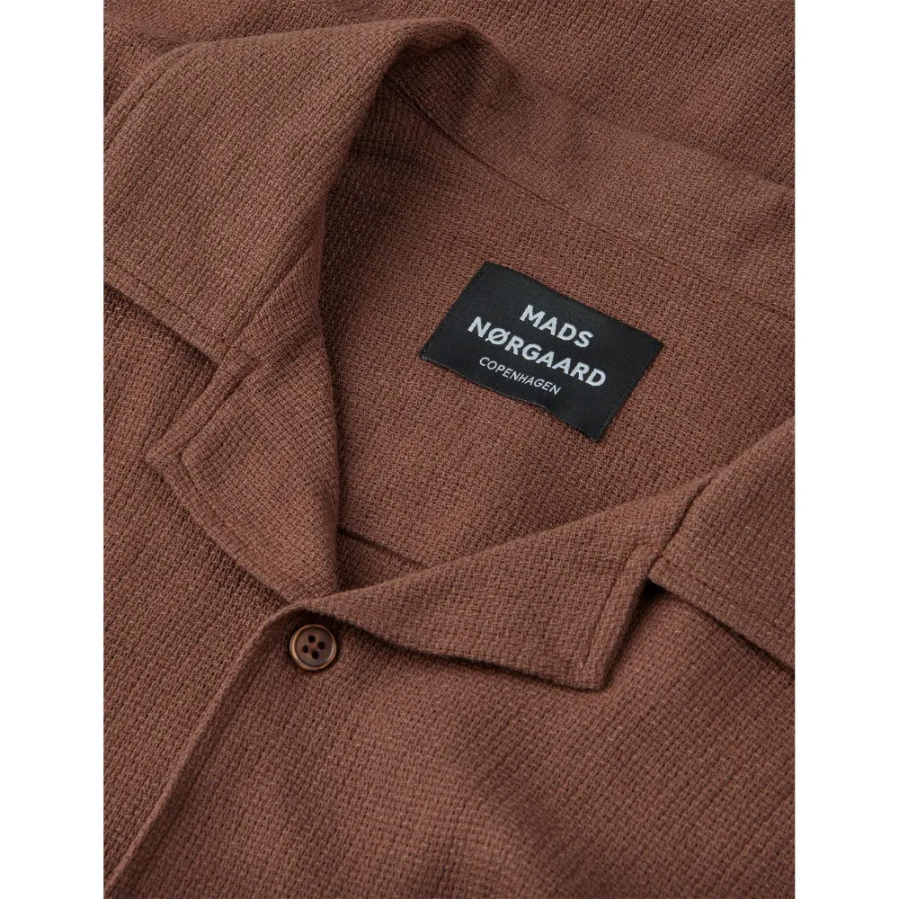 Mads Nørgaard, Texture Kenji Shirt SS, Chicory Coffee M
