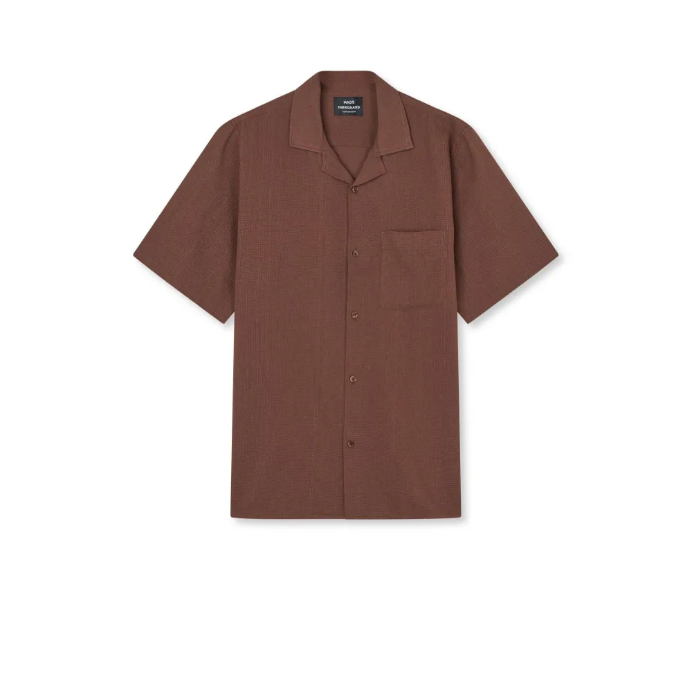 Mads Nørgaard, Texture Kenji Shirt SS, Chicory Coffee M