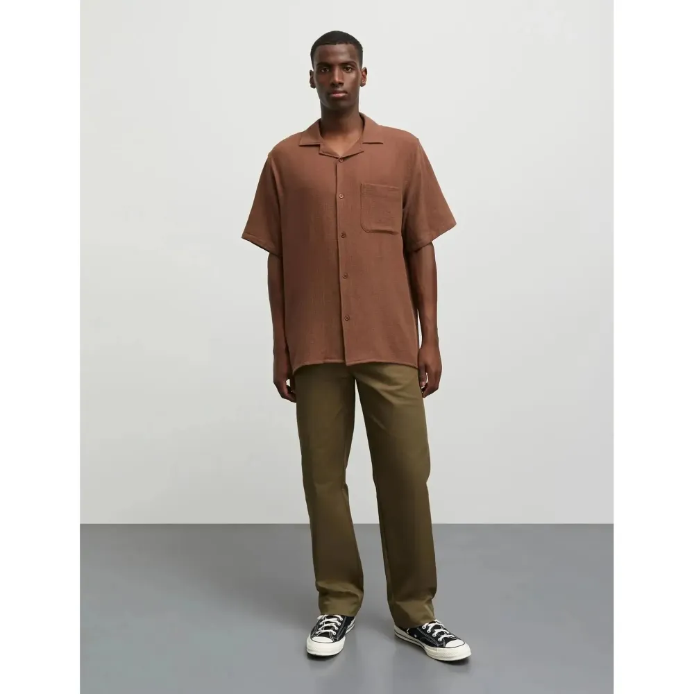 Mads Nørgaard, Texture Kenji Shirt SS, Chicory Coffee M