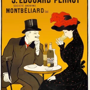 Mand og Kvinde på Café – Leonetto Cappiello 13x18