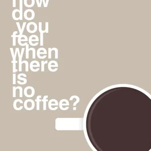 plakat: how do you feel when there is no coffee? depresso - creamy mushroom Descaling Solution 60