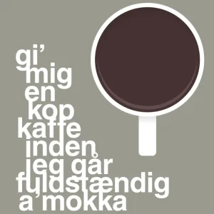 plakat: gi mig en kop kaffe inden jeg går fuldstændig amokka - battleship slate 60