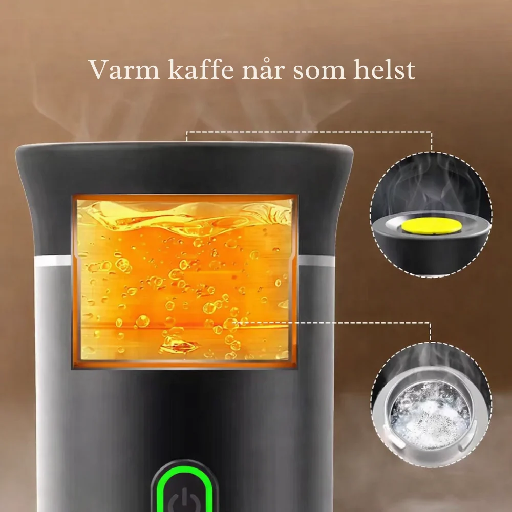 Programmerbar InstaCoffee™ | Frisk kaffe når som helst, hvor som helst Sort