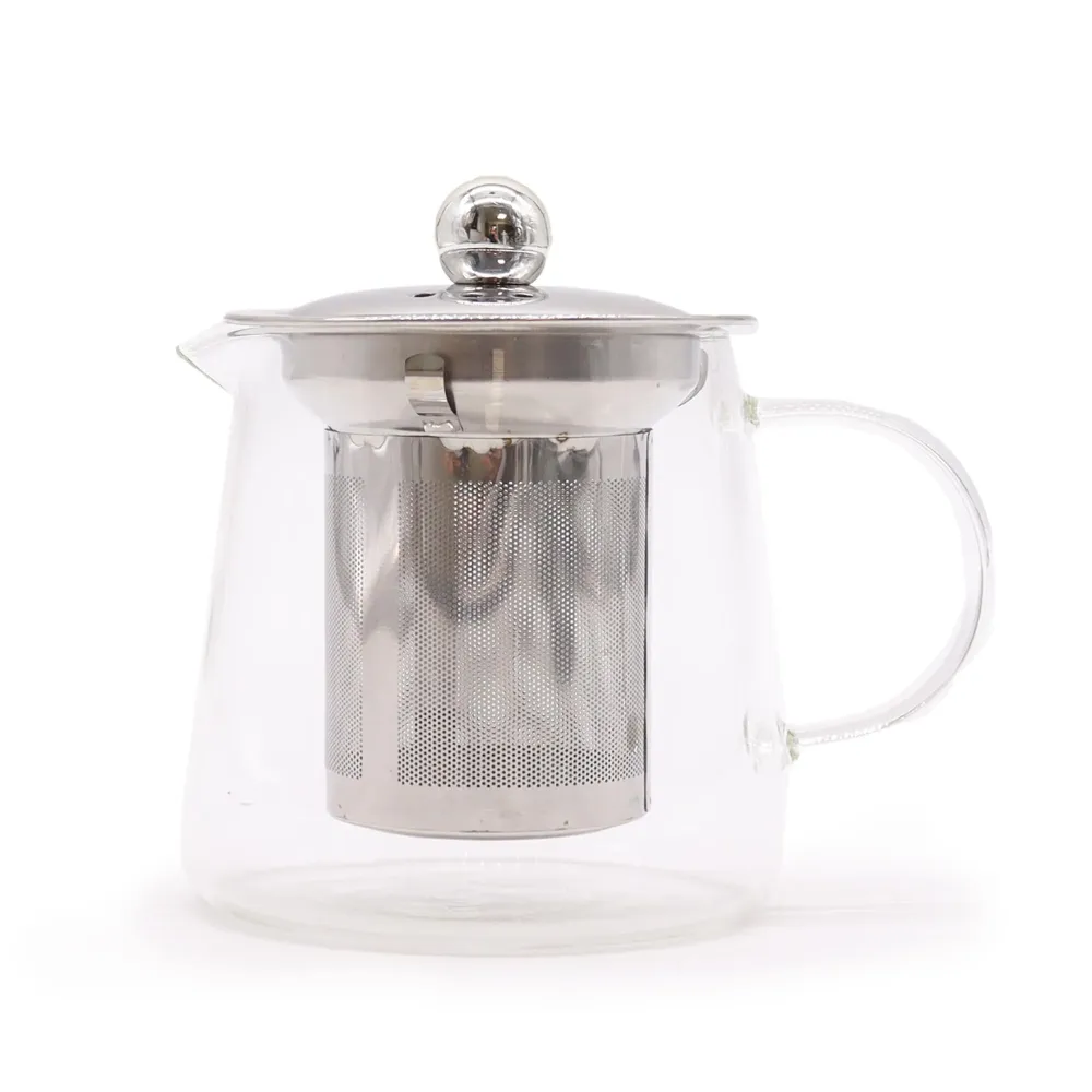 Glas Tekande med Infuser, 350ml Flaskeformet