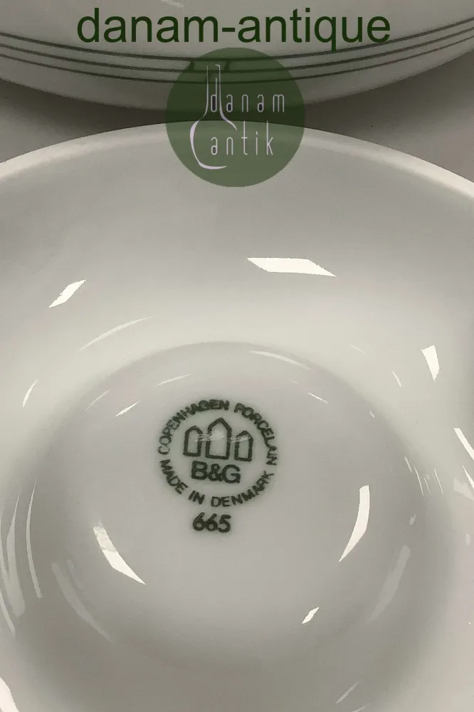 Bing og Grøndahl Delfin Grøn Suppeterrin No 665