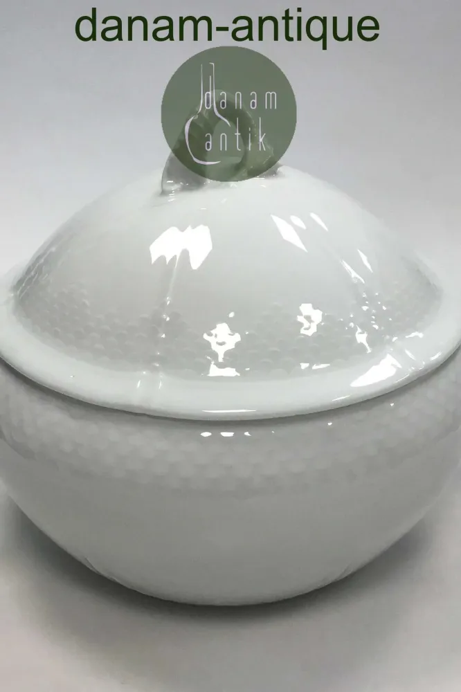 Bing & Grøndahl Elegance, Hvid Terrin No 666