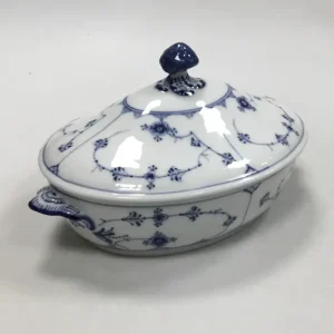 Royal Copenhagen Musselmalet Riflet Oval Terrin No 283