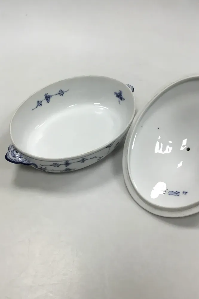 Royal Copenhagen Musselmalet Riflet Oval Terrin No 283