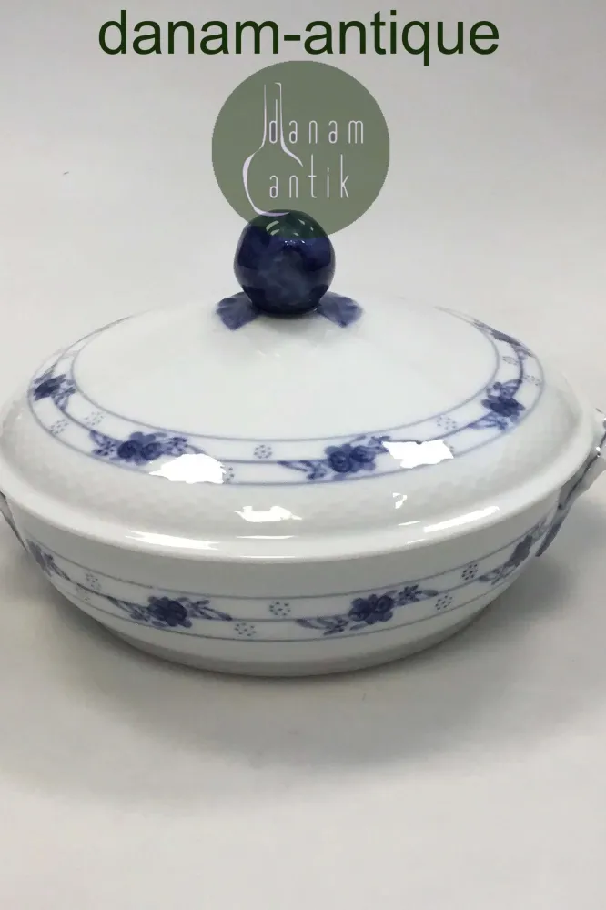 Royal Copenhagen Rosenknop Rund lågskål No 8178