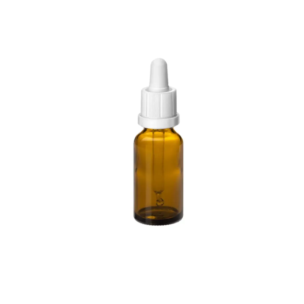 Brun glaspipetteflaske - 20ml - Ruck